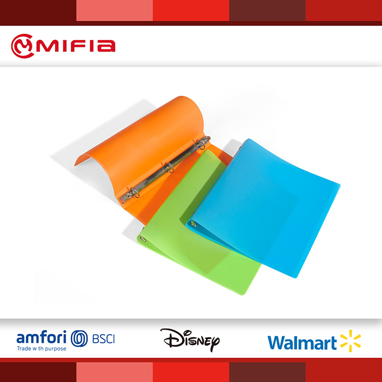 MIFIA Plastic Presentation Ring Binders