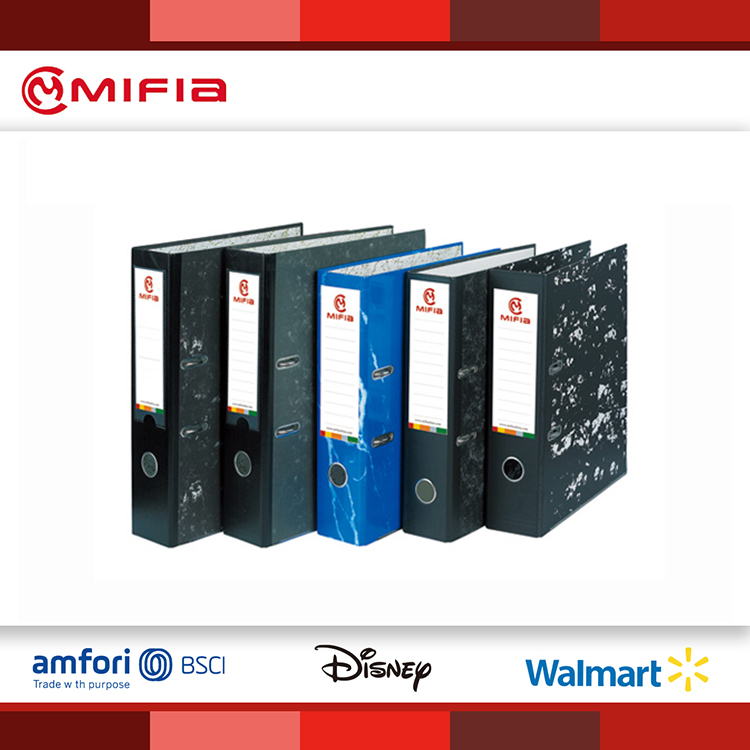 MIFIA paper lever arch file with marble design