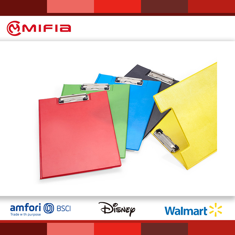 MIFIA PVC Double Sides/ single side Clipboard Folder
