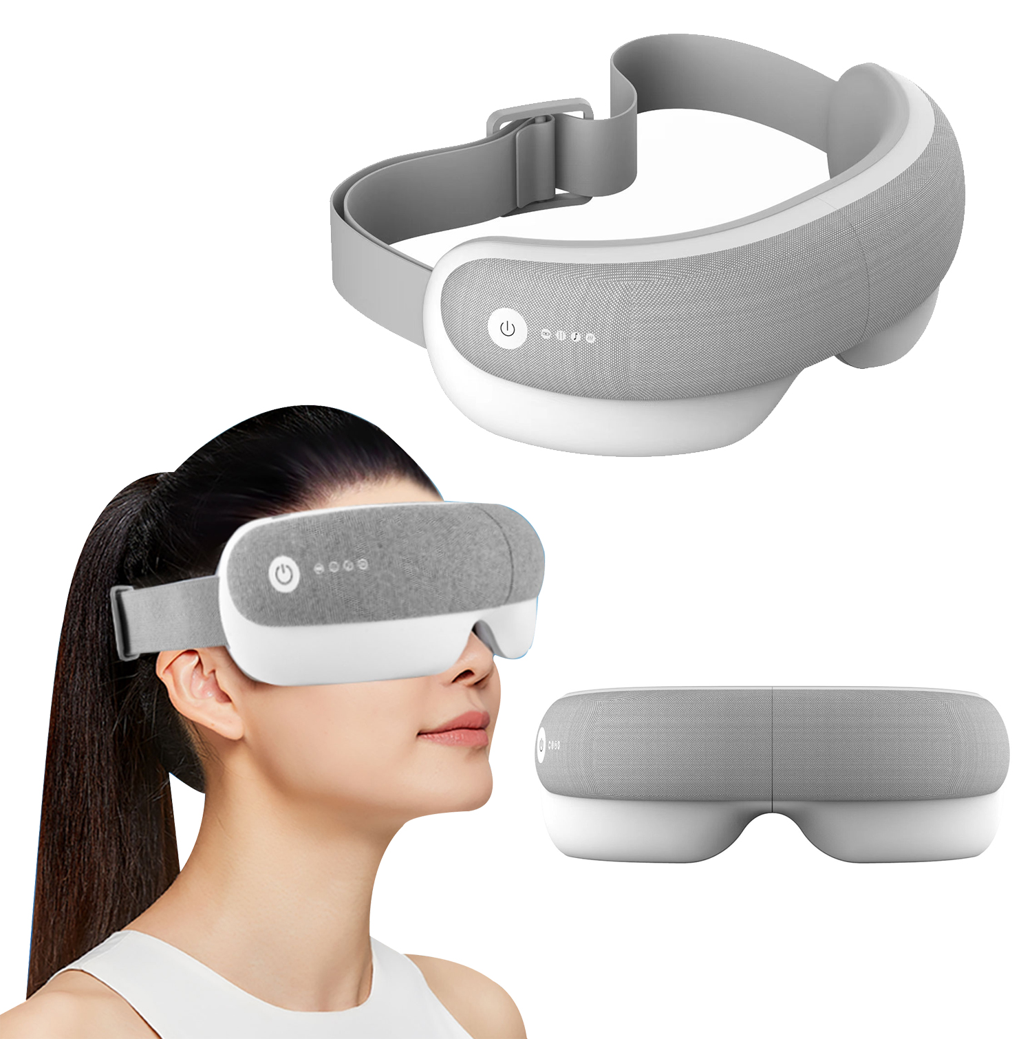 2023 Air Compression Vibration Professional Anti Age Eye Massager With Heat
