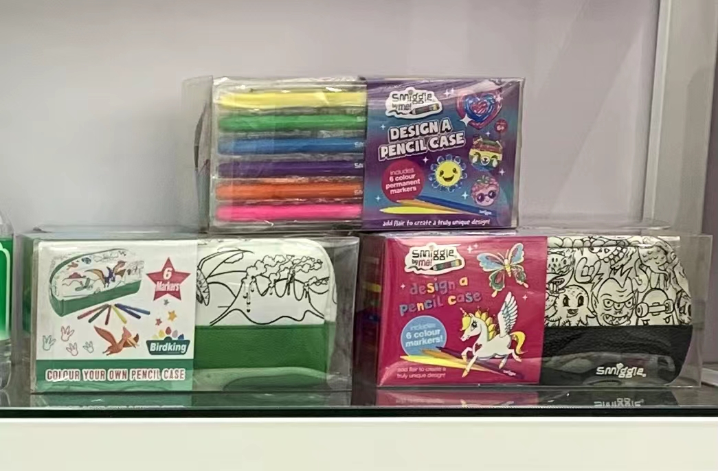 Painting pencil case w/5 marker