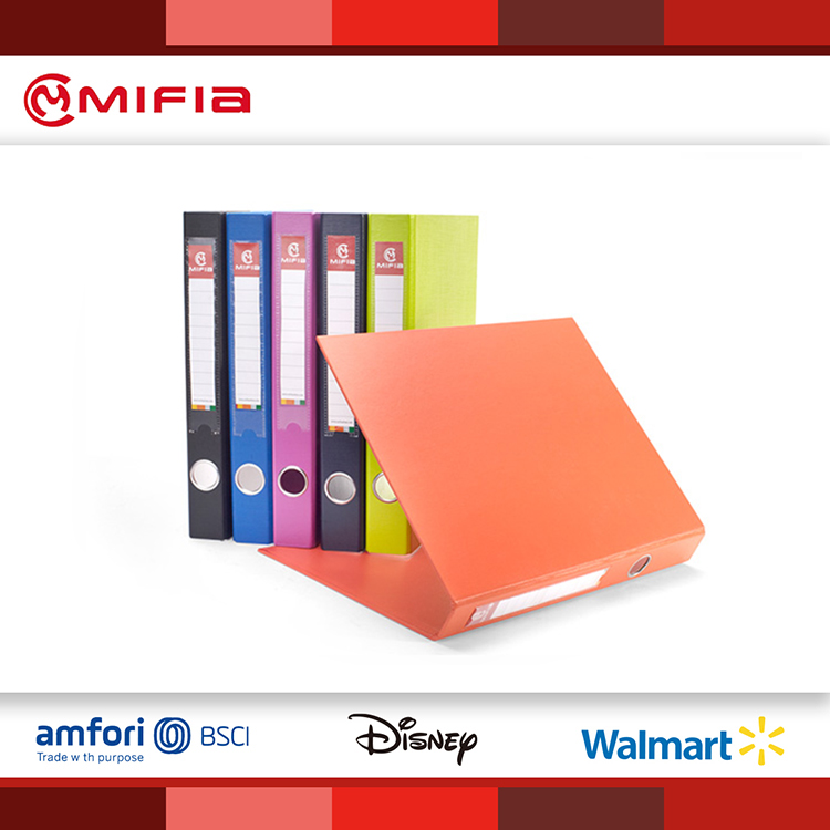 MIFIA PP or PVC covered lever arch file