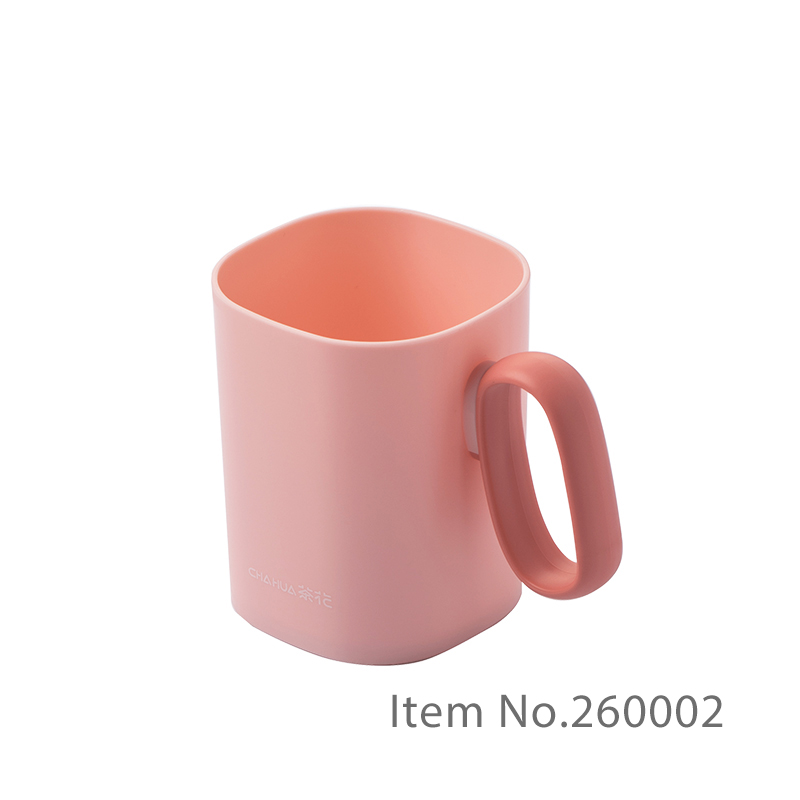 Plastic PP mug water tumbler toothbrush cup for rinsing and brushing