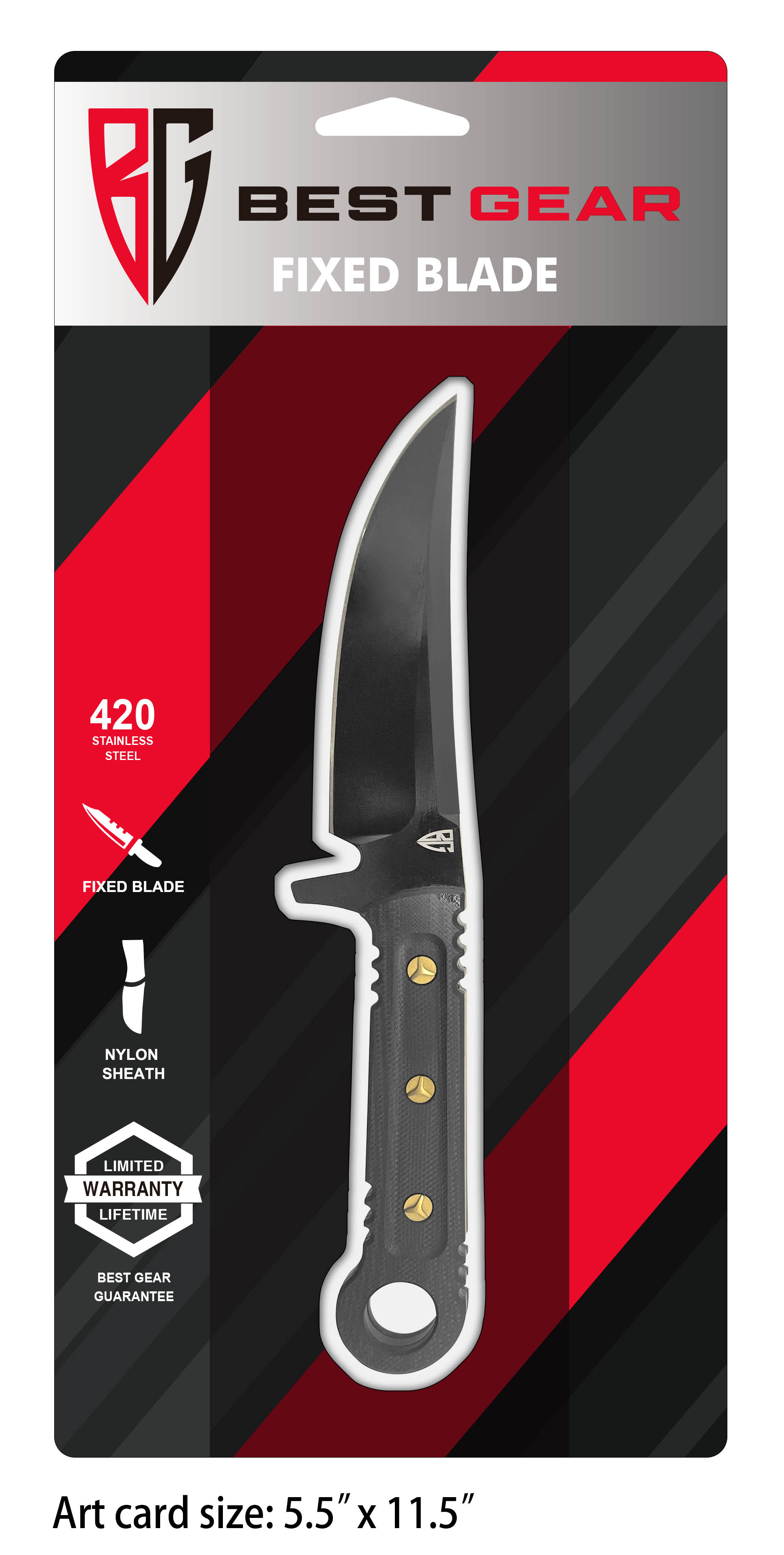 Fixed blade knife
