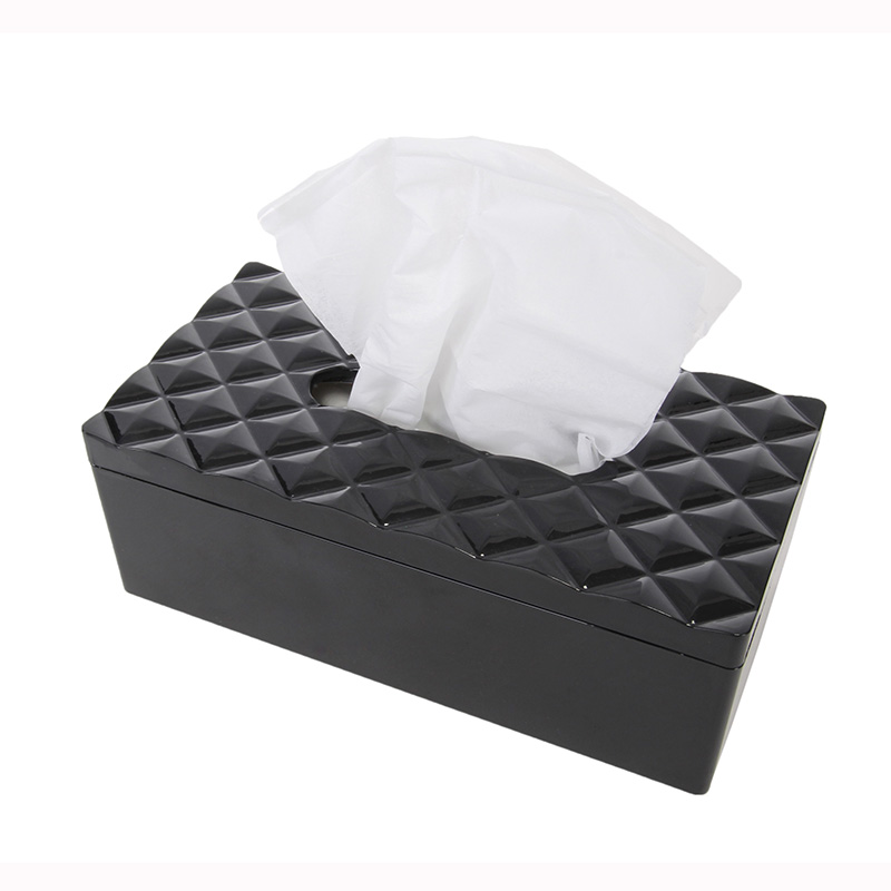 Black Diamond Napkin Box