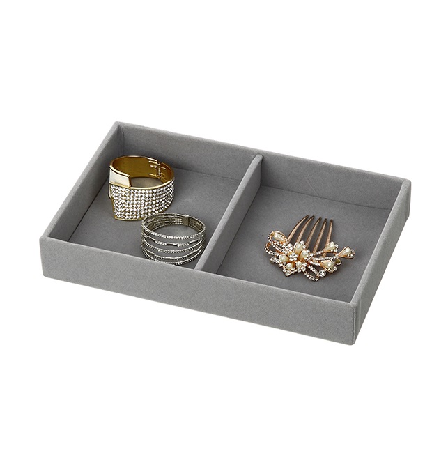 2-Compartment Jewelry Tray