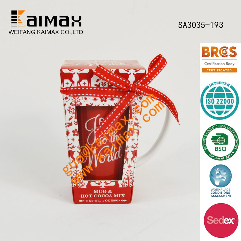 Kaimax Ceramic Mug & Hot Cocoa Mix