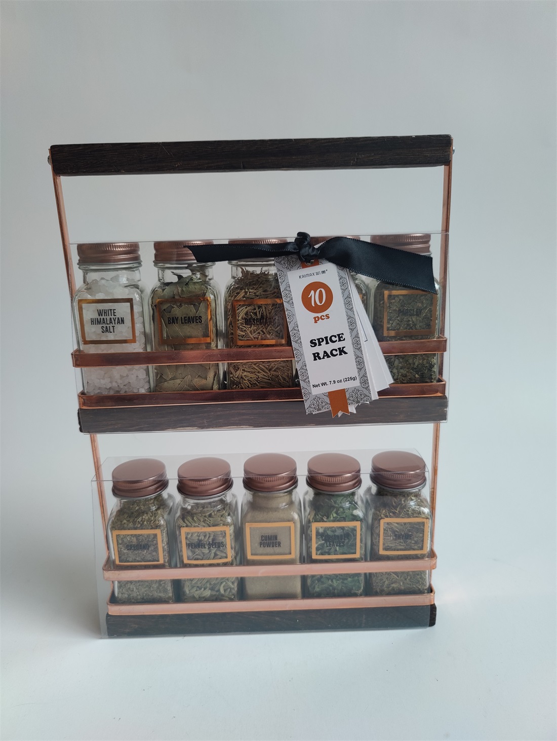Kaimax 10pc Spice Jar Rack