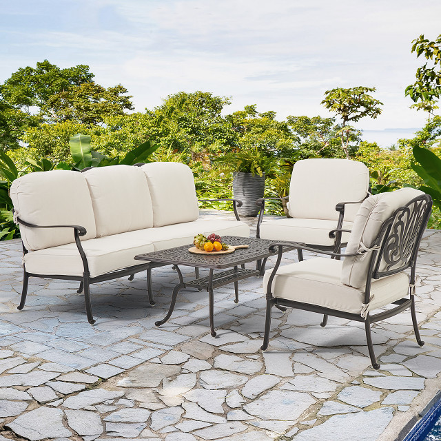 Cast Alum 4pcs Sofa Sets