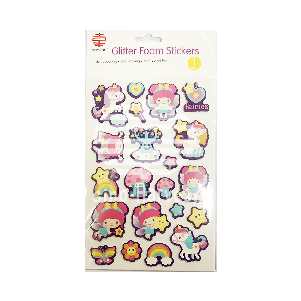 Glitter Foam Stickers