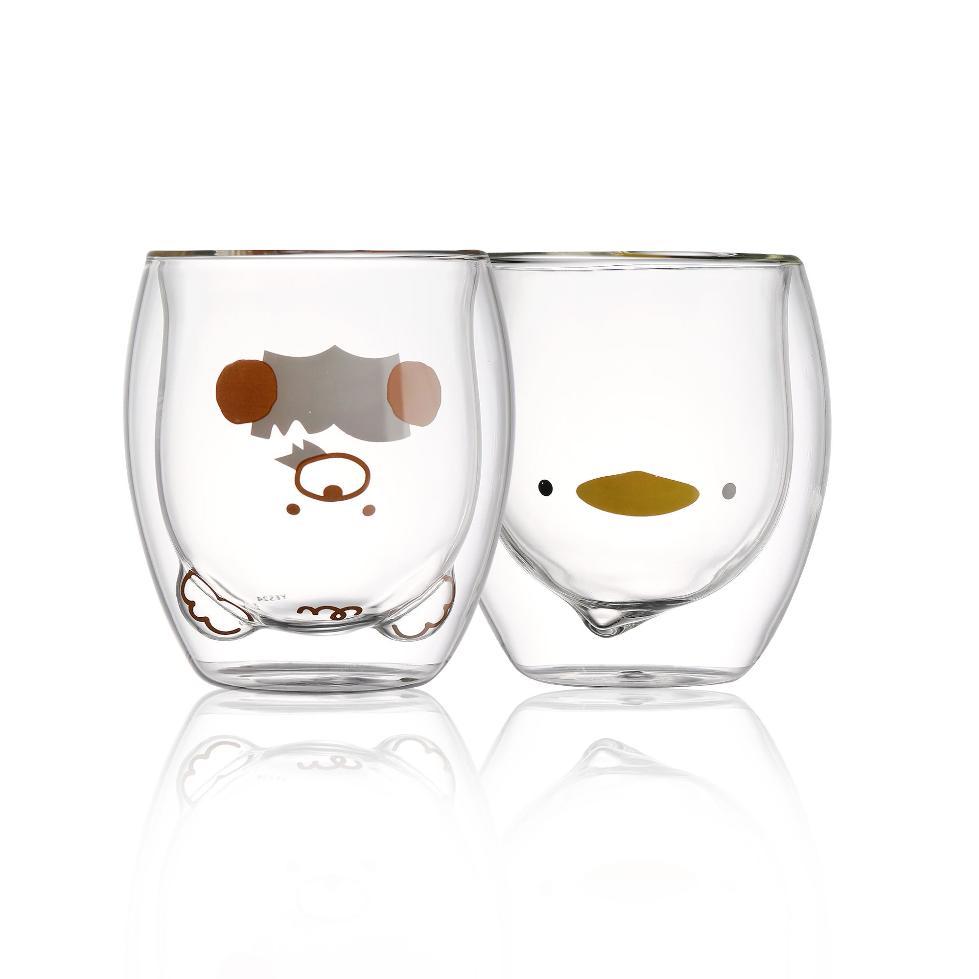 Animal double cup