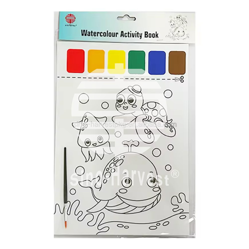 Watercolour Activity Book