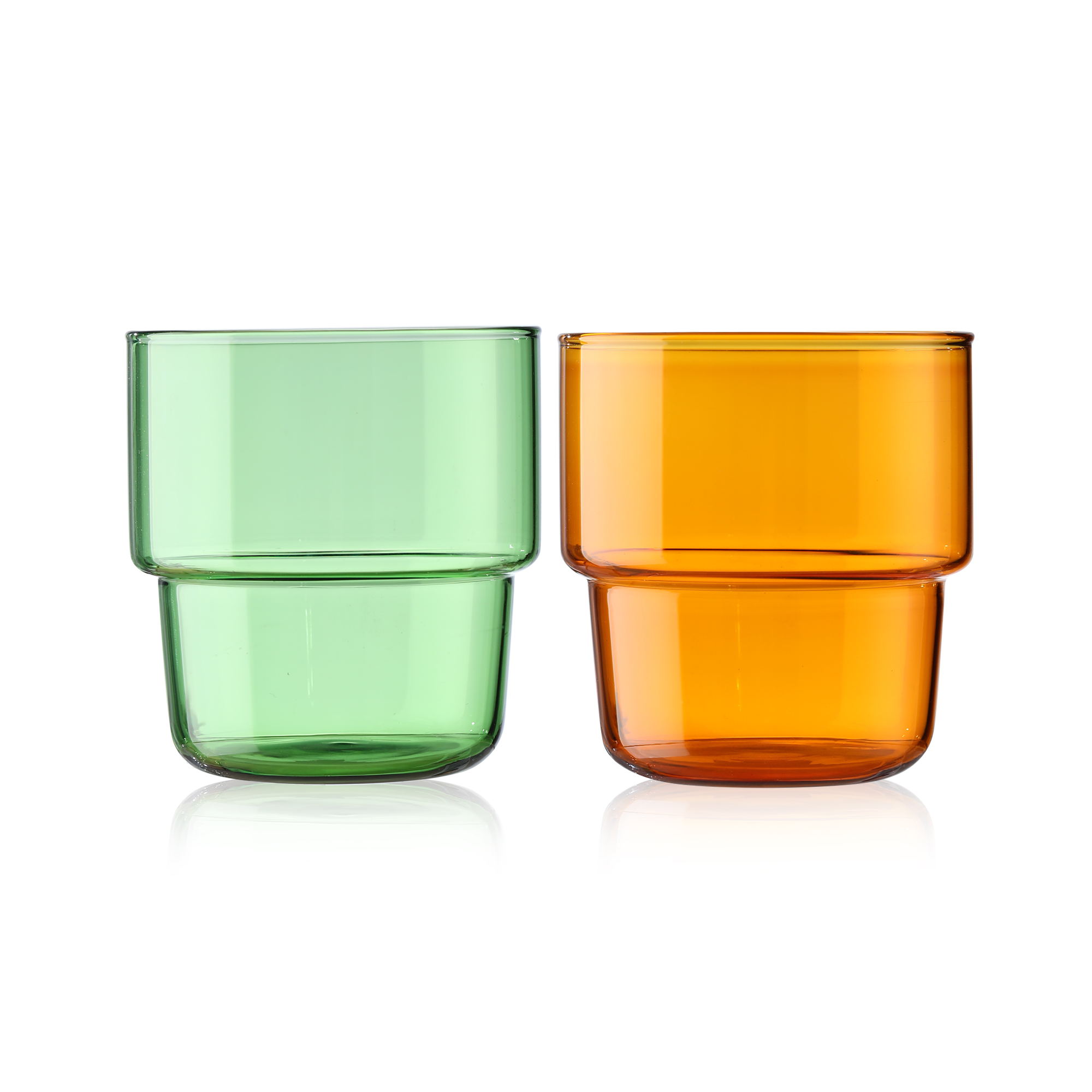 Colorful stackable cups