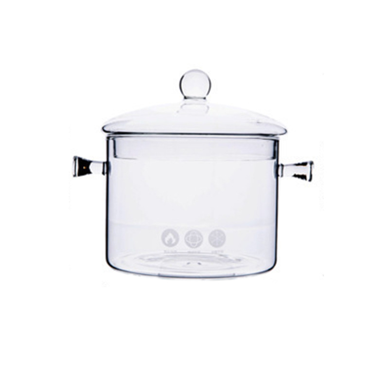 High borosilicate glass pot