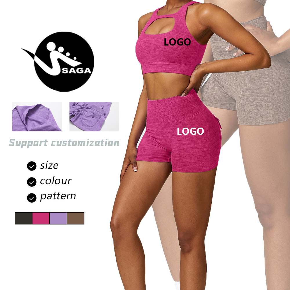 SAGA gym shorts for women