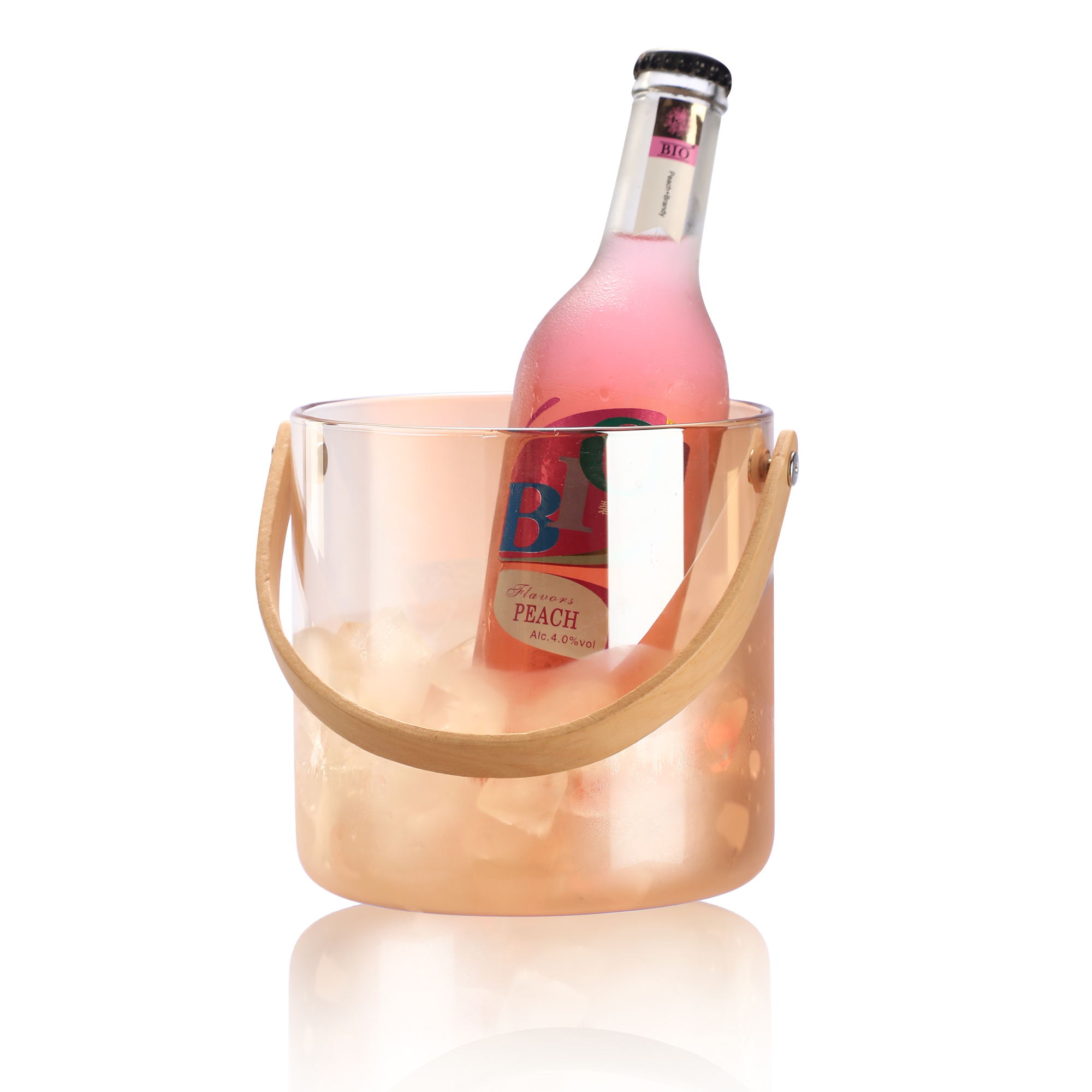 High borosilicate ice bucket