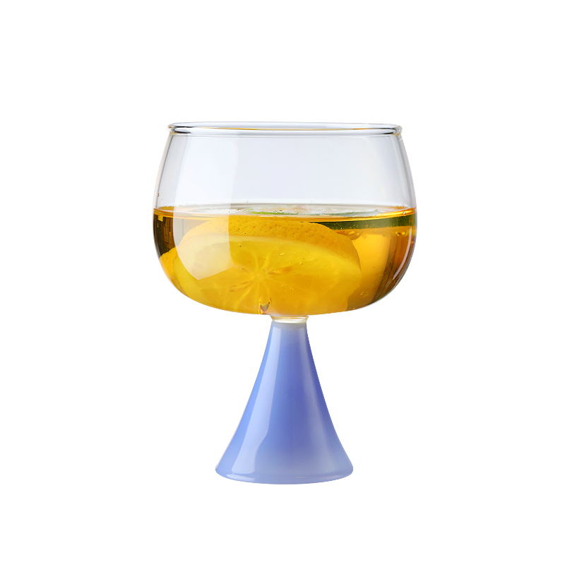 Glass wine cup