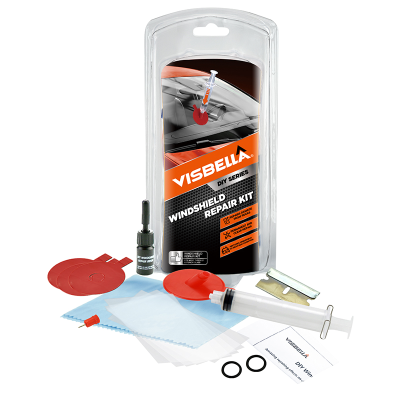 DIY Windshield Repair KIT-Clamshell