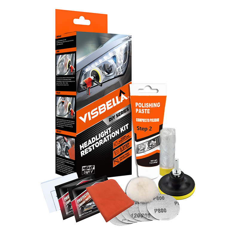DIY Headlight Restoration Kit-Color Box&Auto KIT