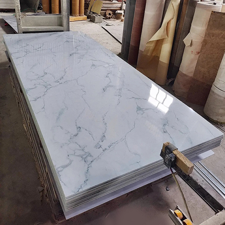 Waterproof wall pvc sheet pvc indoor wall panel uv marble plastic sheet pvc wall panel