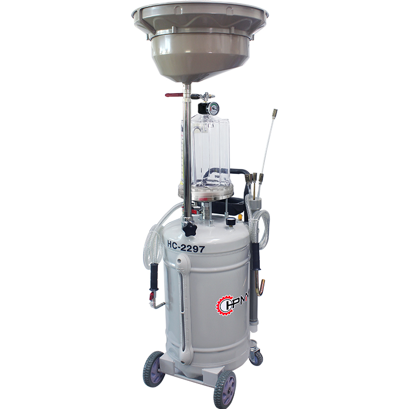 waste oil exchanger machine pneumatic telescoping plastic waste oil lift drain oil drainer