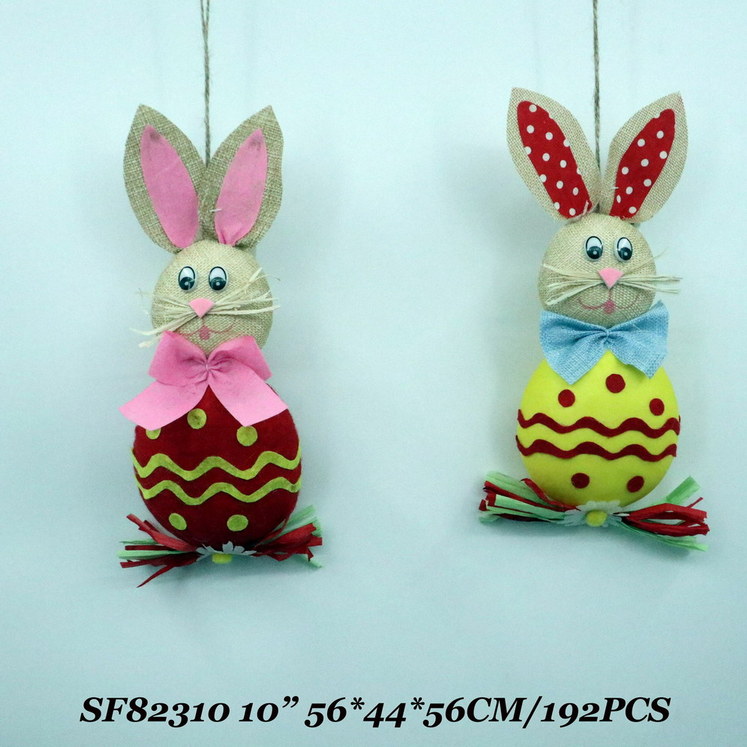 10 Inch Easter Rabbit Holiday Decoration Hanging
