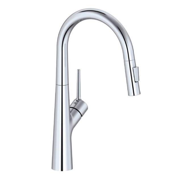 634680 Kitchen sink mixer with pullout spray