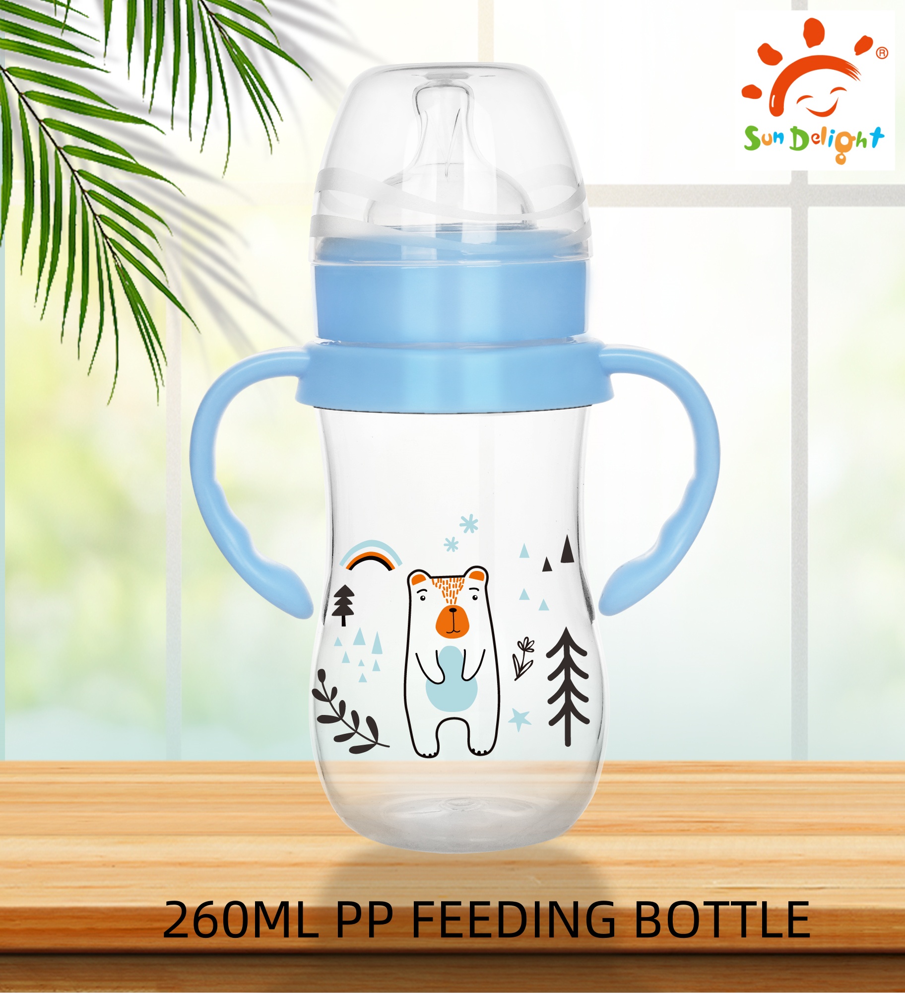 160ml wide neck arc feeding bottl