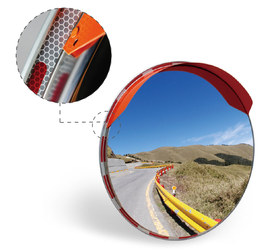 Stainless Steel Outdoor Safety Convex Mirror