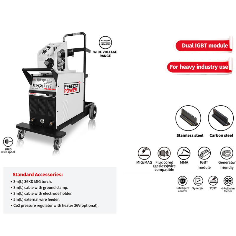 150V-500V 5 in 1 welding machine TIG FLUX MMA welder 350amp mig welding machine Pulse Mig Welders