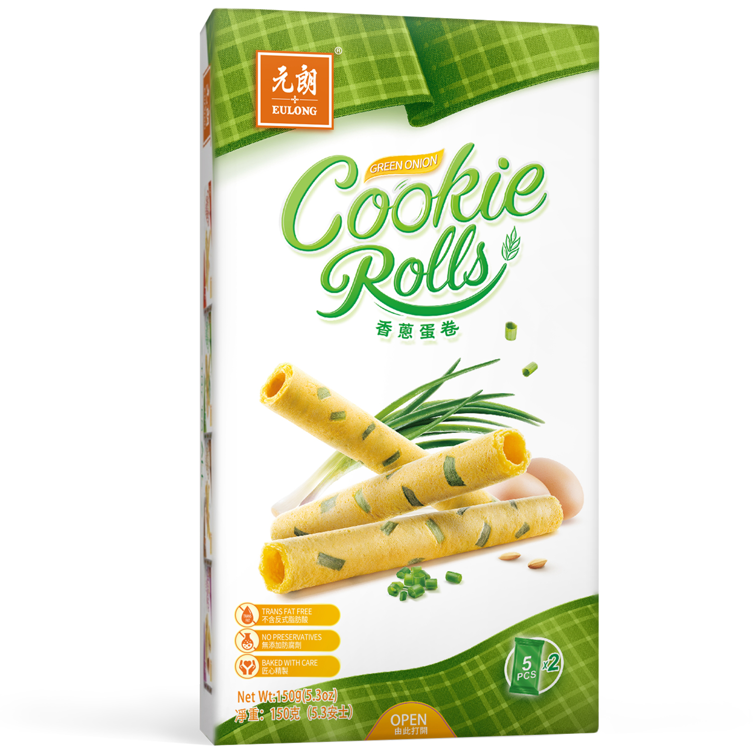 Grenn Onion Cookie Rolls 150g