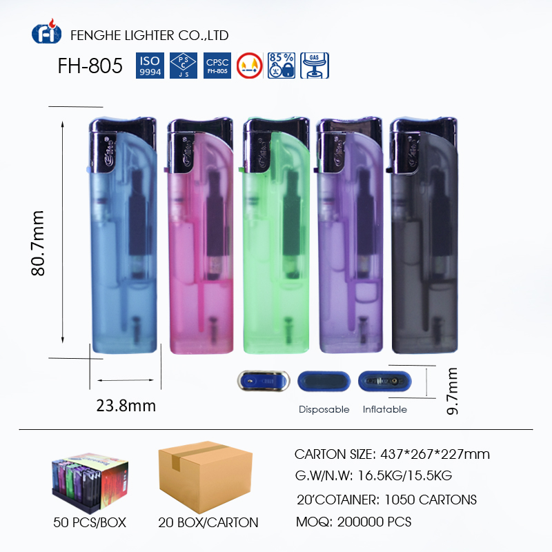 electric slide promotional lighter Good lighter FH-805