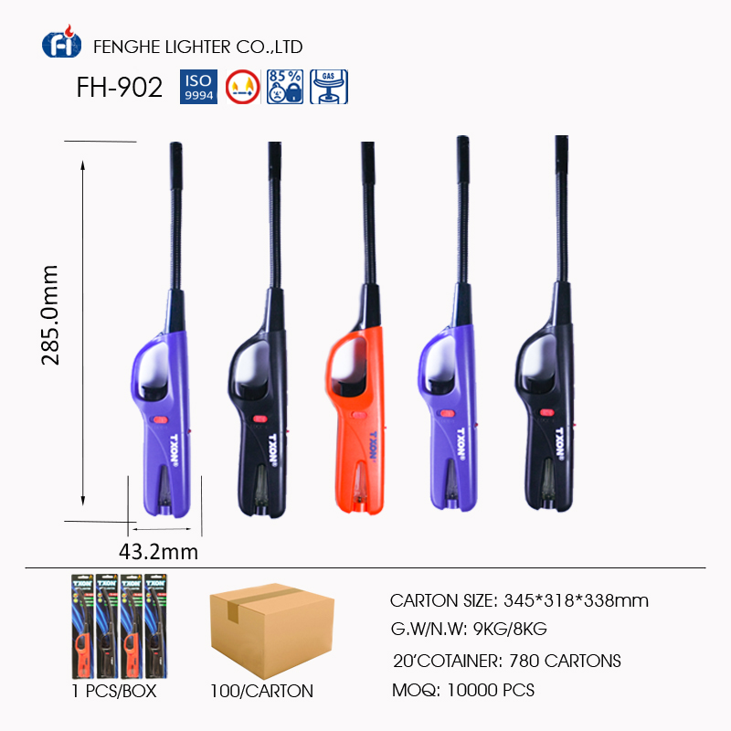 Long rod electronic lighter, electronic lighter for BBQ barbecue