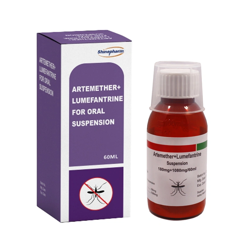 Artemether +Lumefantrine For Suspensio, 15mg+90mg/5ml 60ml