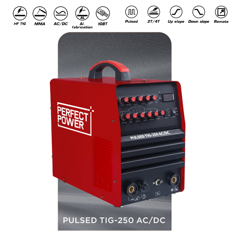 aluminum tig welding machine 6 IN 1 tig welder ac dc HF TIG Pulse MMA Multifunctional Aluminium