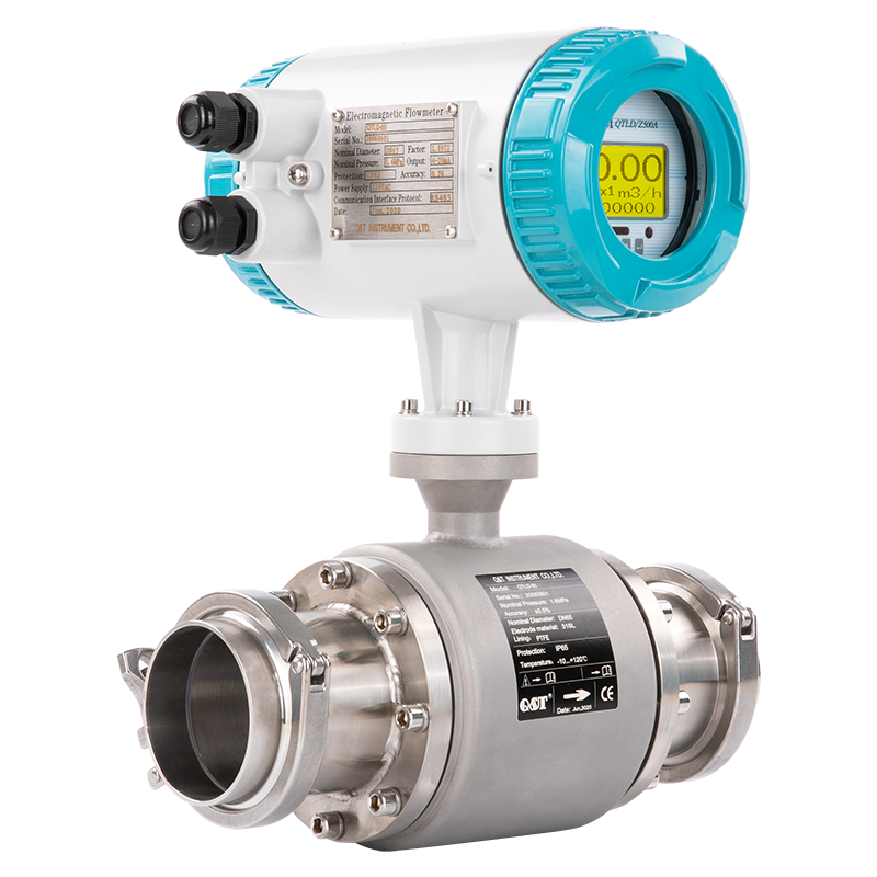 QTLD Electromagnetic Flowmeter，Milk flow meter, beer flow meter, water flow meter, sewage flow meter