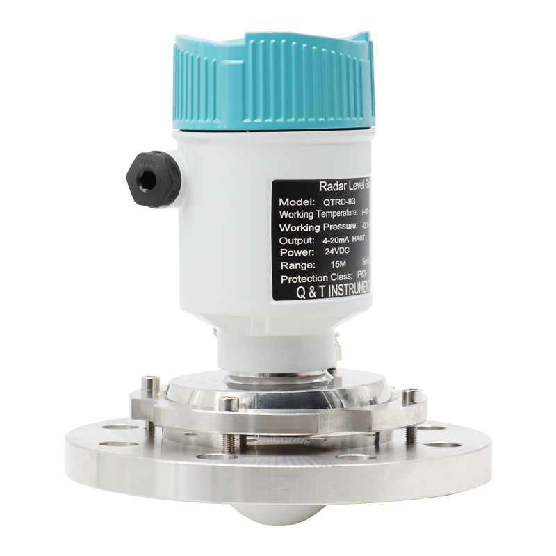 Threaded Radar Sensor Corrosive Liquid Water Vapour Condensation Radar Level Meter