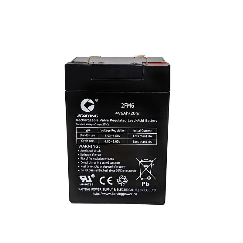Valve Regulated Sealed Lead Acid Battery 4v6ah