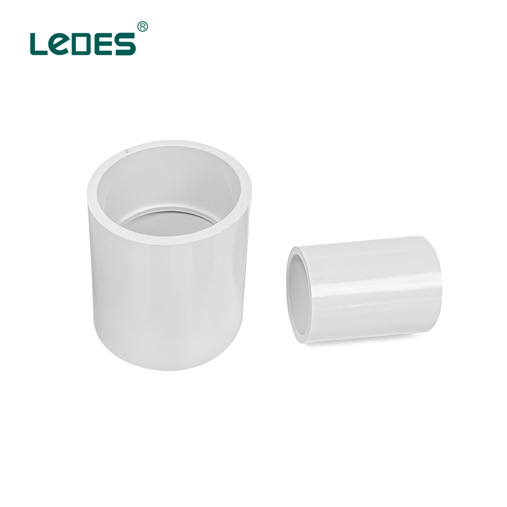 Ledes Center Stop Couplings Quick Sleeve Conduit Connector For Sch 40 PVC Electrical Conduit Pipe