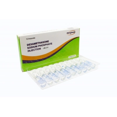 Dexamethasone Sodium Phosphate Injection, 4mg/1ml, 10's/Box