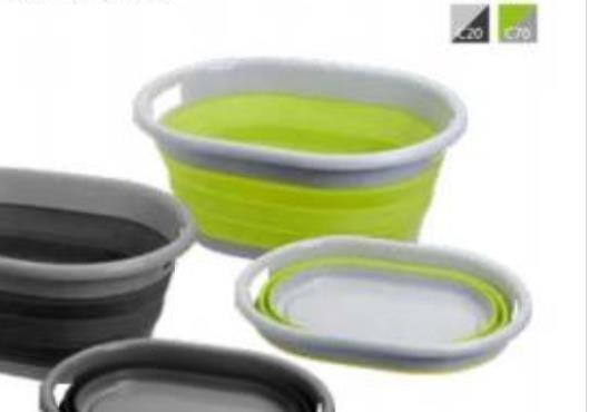 Washing bowl foldable 17L