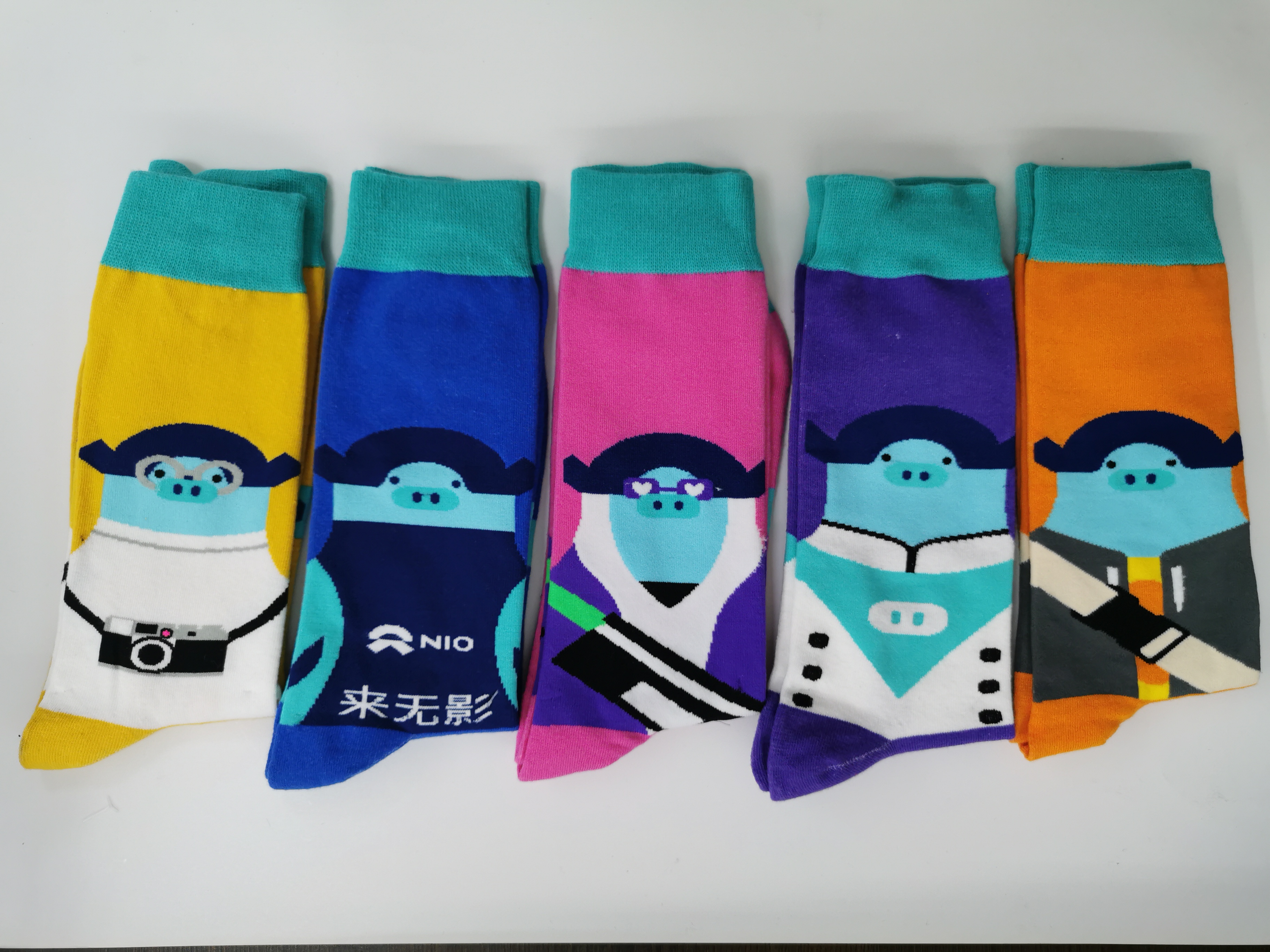 Jacquard cotton socks