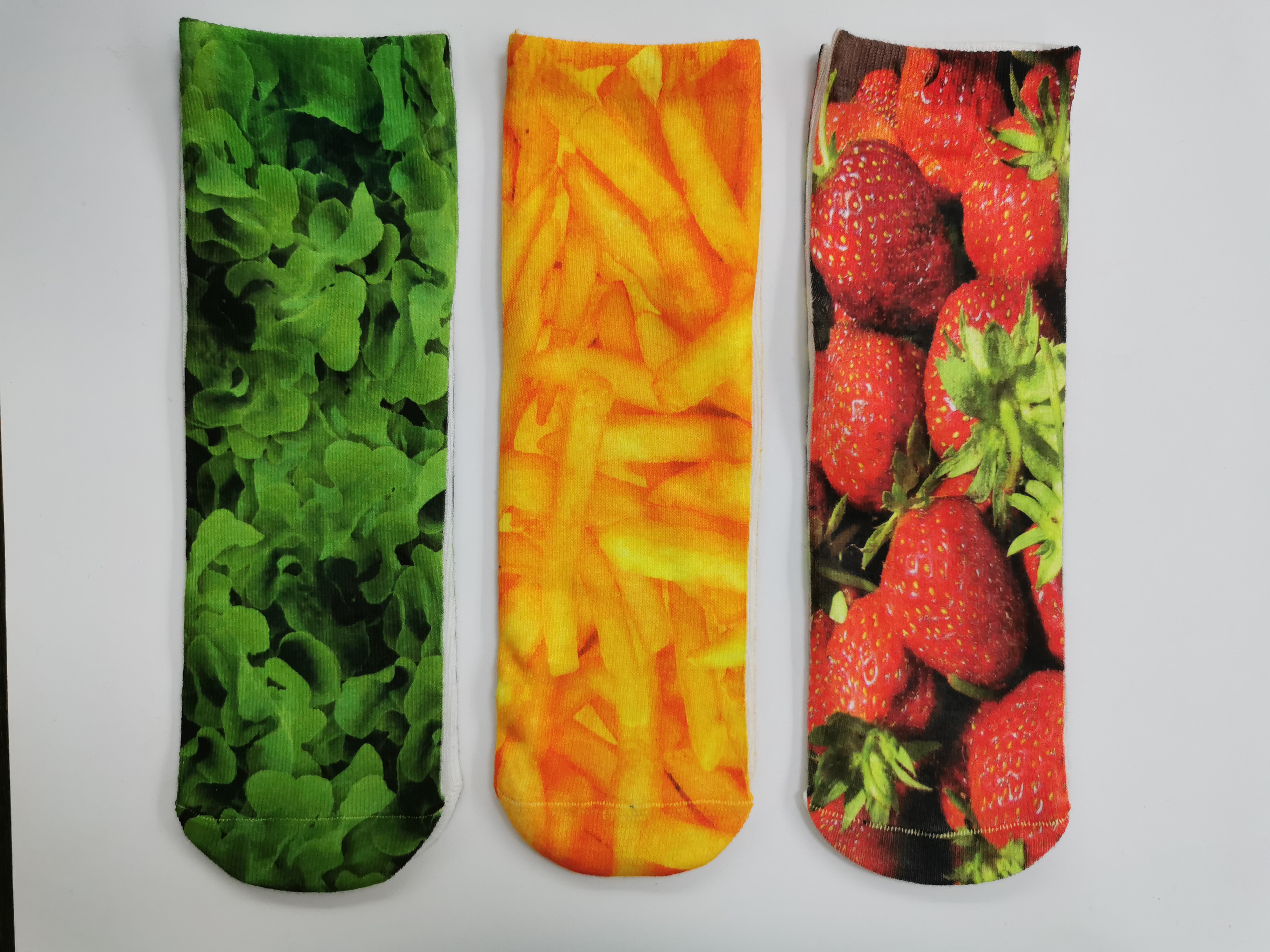 Special printed and dyed socks