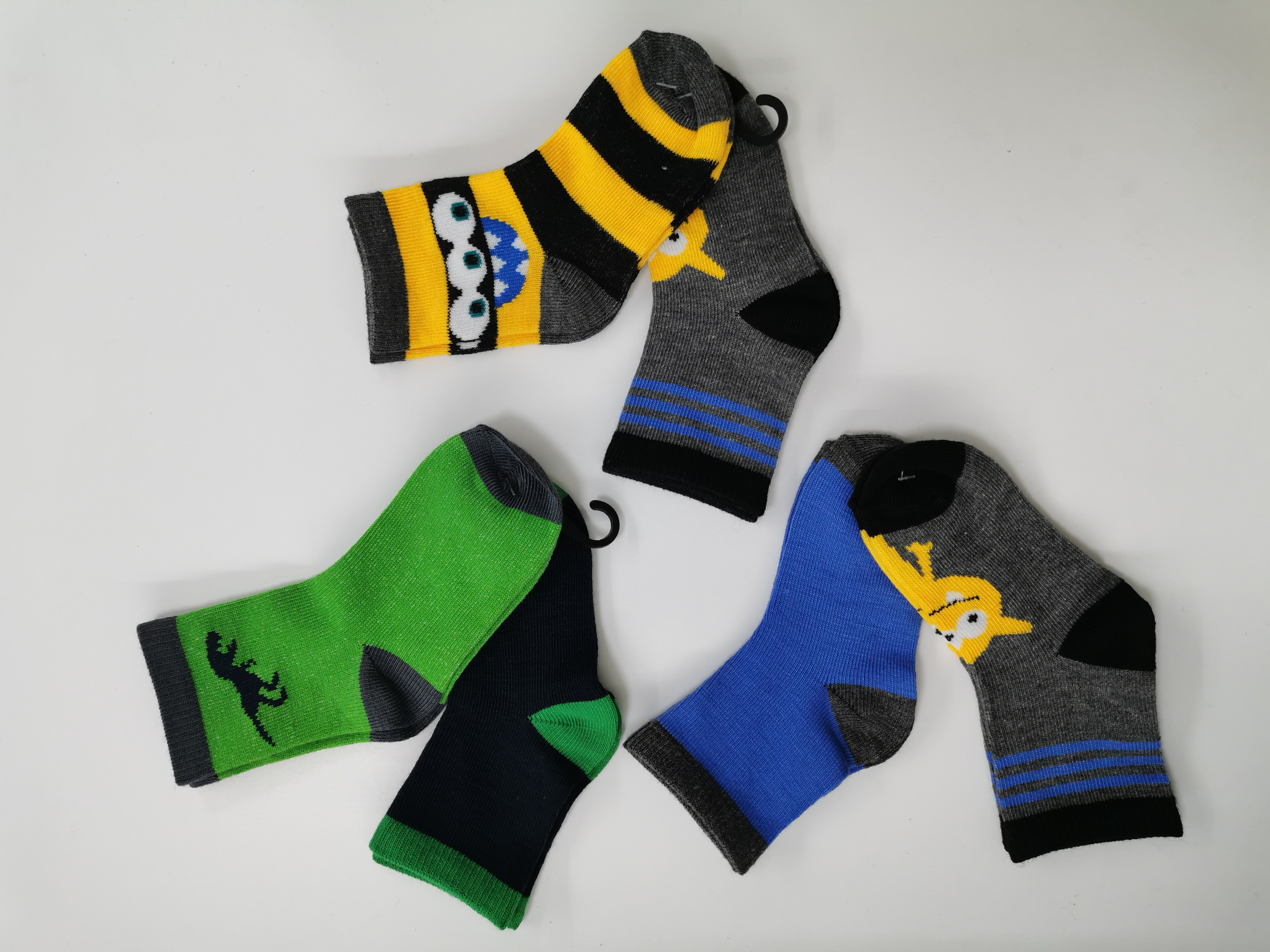 Cotton children's jacquard socks