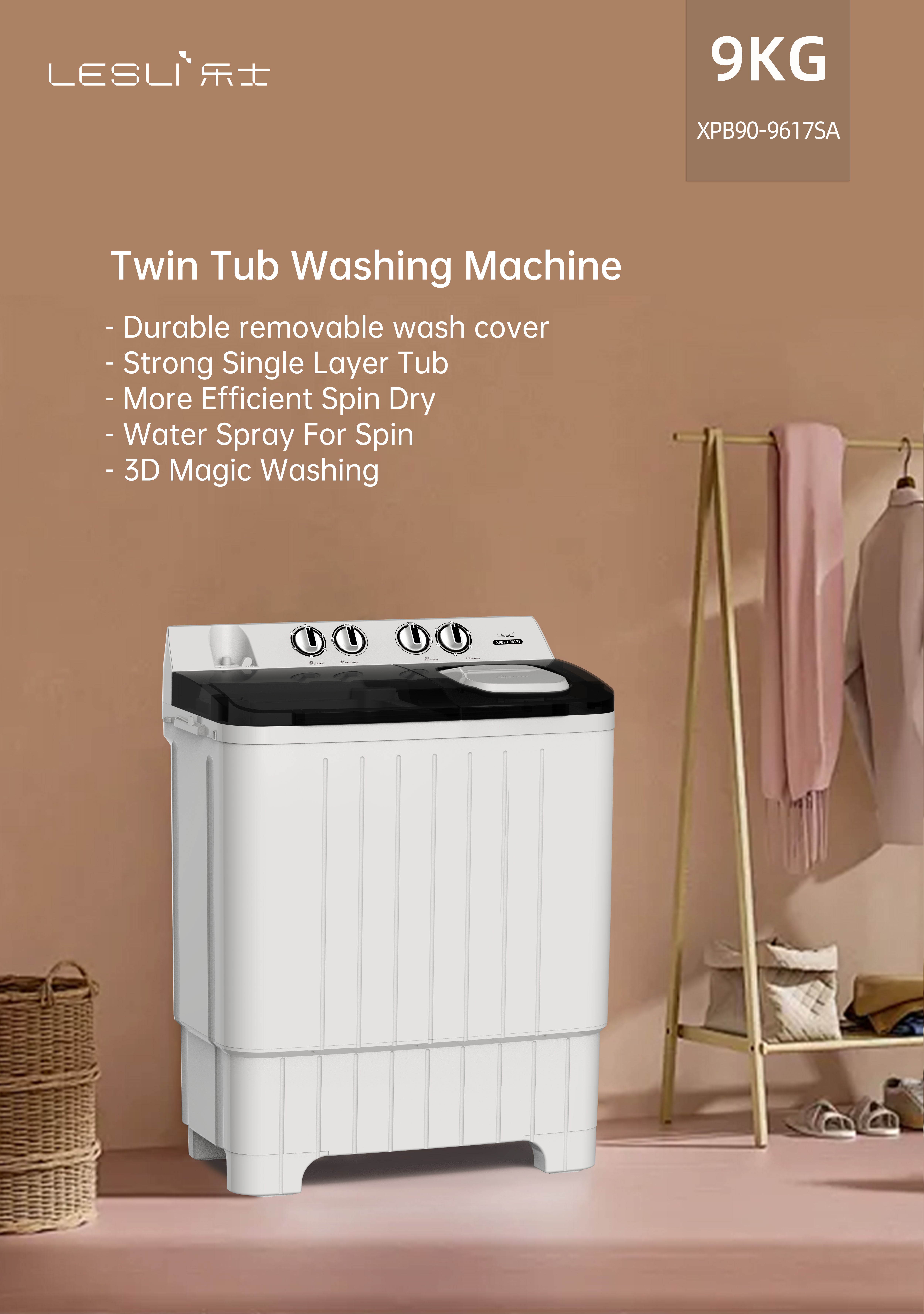 9KG Washing Machine XPB90-9716SA/B/D