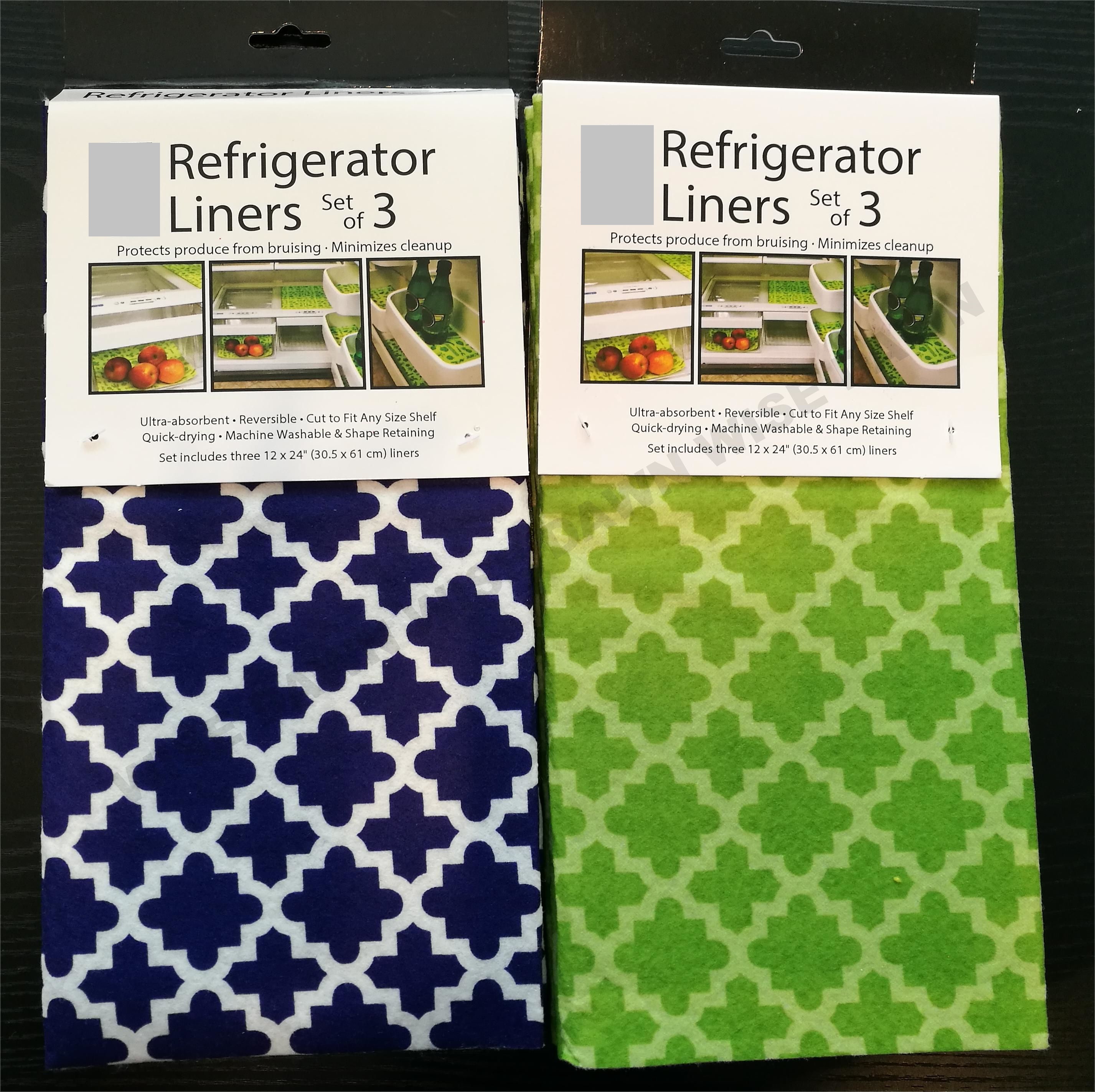 Printing Non Woven Fridge Shelf Liners Drawer Liners
