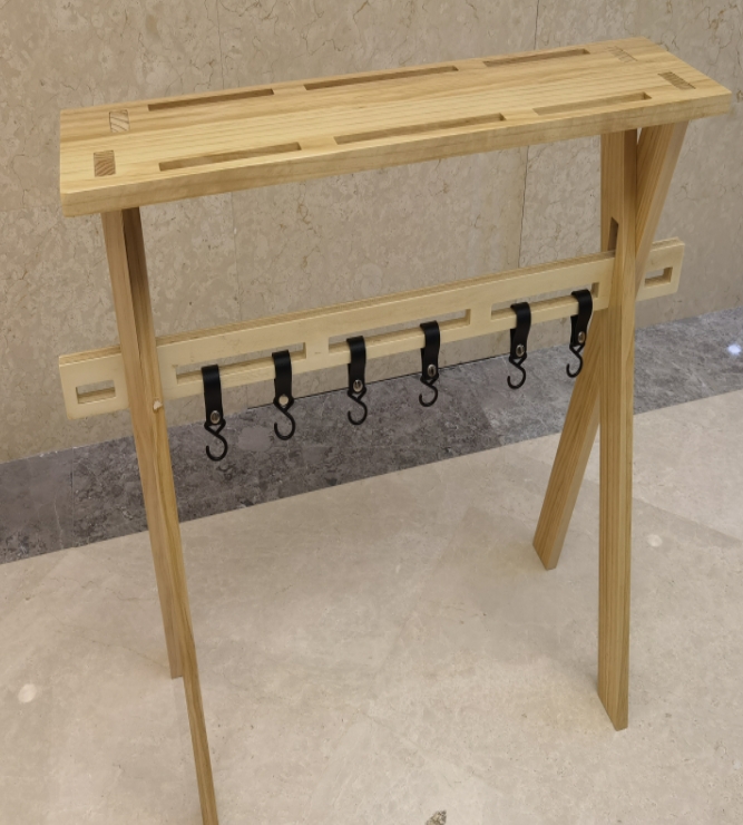 Wood Outdoor Camping Hanging Racks