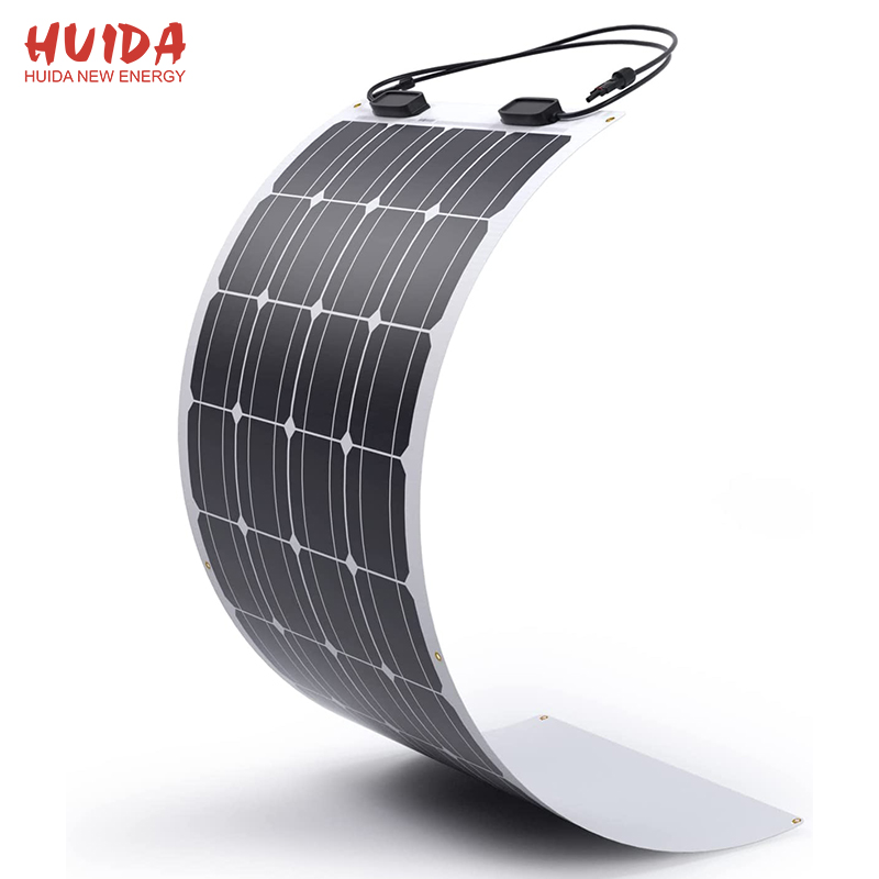 Semi flexible 100W 150W 200W PET solar panel