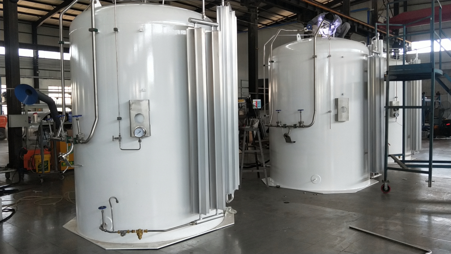 Micro Bulk Tank, vertical storage tank
