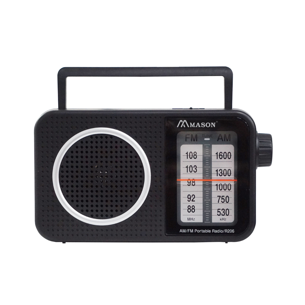 AM/FM portable radio with big speaker